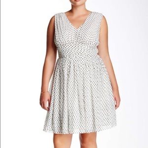 Julia Jordan polka dot dress